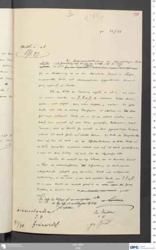 An archival document representing a Correspondence of 2 page(s)