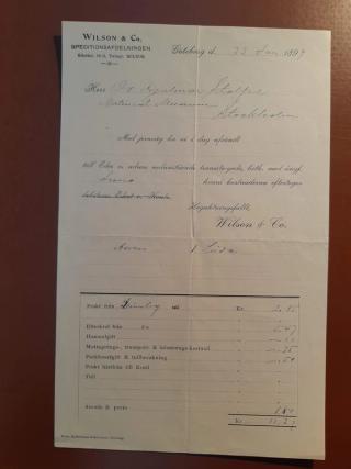 An archival document representing a Correspondence of 2 page(s)