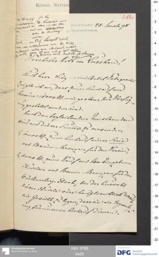 An archival document representing a Correspondence of 4 page(s)