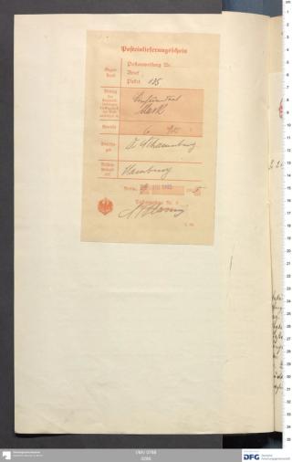 An archival document representing a Shipping Records of 1 page(s)
