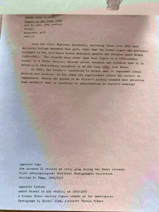 An archival document representing a Manuscript for publication of 1 page(s)