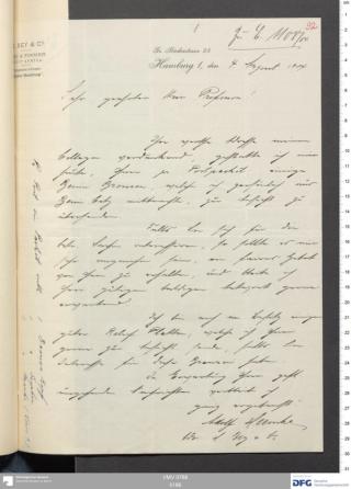An archival document representing a Correspondence of 2 page(s)