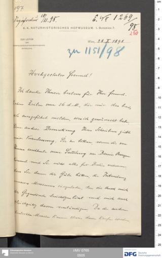 An archival document representing a Correspondence of 2 page(s)