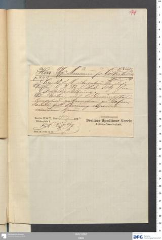 An archival document representing a Shipping Records of 2 page(s)