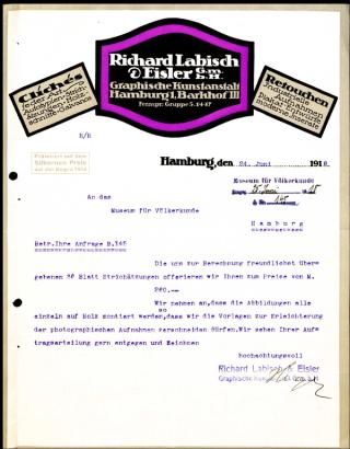 An archival document representing a Correspondence of 1 page(s)