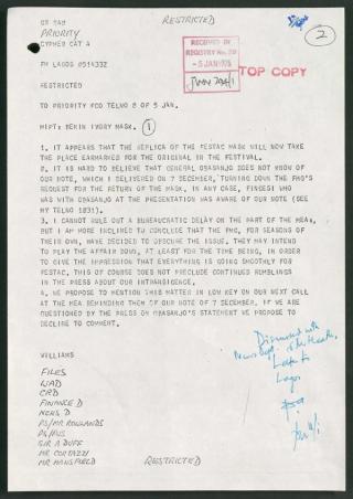 An archival document representing a Files  of 1 page(s)
