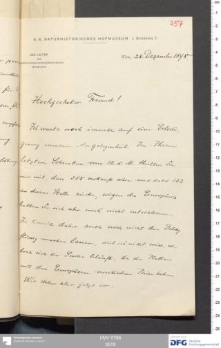 An archival document representing a Correspondence of 4 page(s)