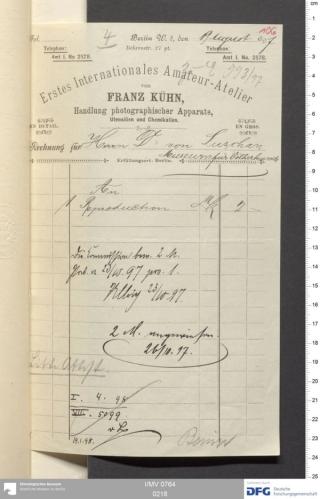 An archival document representing a Invoices of 2 page(s)