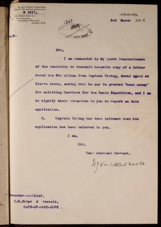 An archival document representing a Files  of 1 page(s)