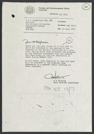 An archival document representing a Files  of 1 page(s)