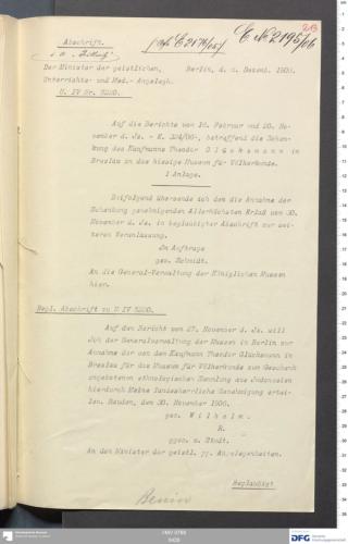 An archival document representing a Correspondence of 2 page(s)