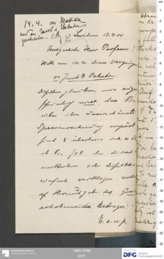 An archival document representing a Correspondence of 4 page(s)