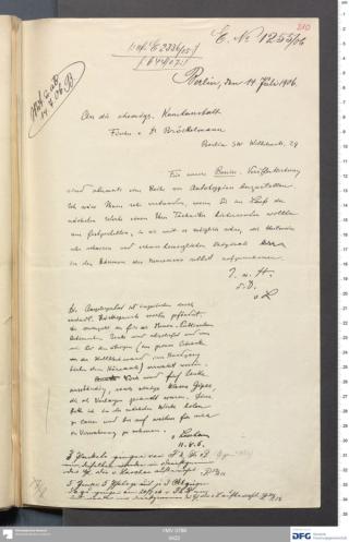 An archival document representing a Correspondence of 3 page(s)
