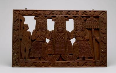 Carved Wooden Panel