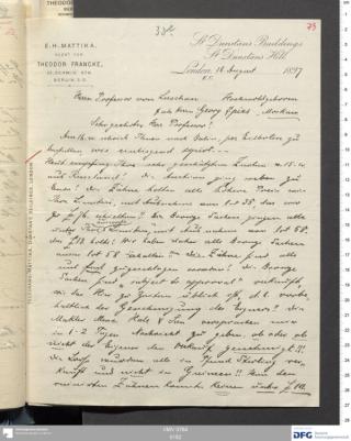An archival document representing a Correspondence of 4 page(s)