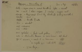 An archival document representing a Research notes of 2 page(s)