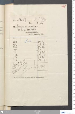 An archival document representing a Invoices of 2 page(s)