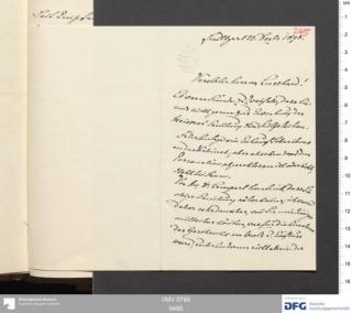 An archival document representing a Correspondence of 2 page(s)