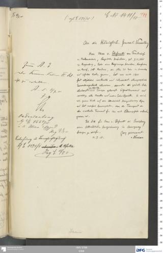 An archival document representing a Correspondence of 2 page(s)
