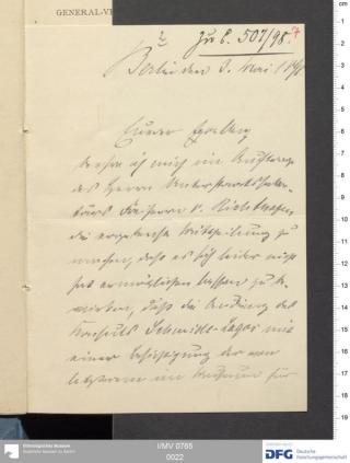An archival document representing a Correspondence of 4 page(s)