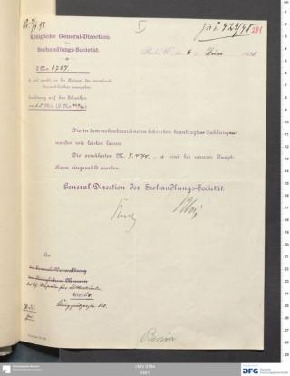 An archival document representing a Correspondence of 2 page(s)