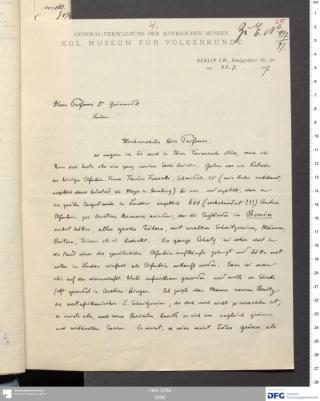 An archival document representing a Correspondence of 4 page(s)