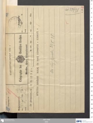 An archival document representing a Correspondence of 2 page(s)