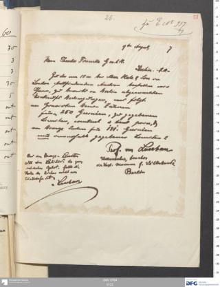 An archival document representing a Correspondence of 2 page(s)