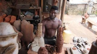 Bronze Casting at Aigbe Foundry Pt. 6: The Making of an Odudua Mask
