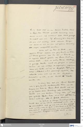 An archival document representing a Correspondence of 2 page(s)
