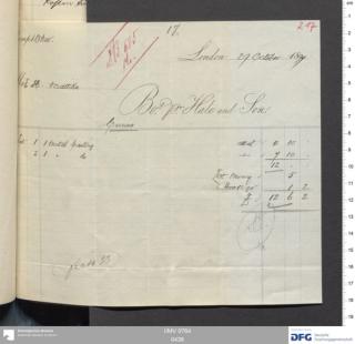 An archival document representing a Invoices of 2 page(s)