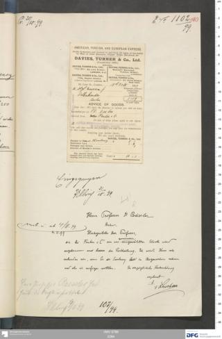 An archival document representing a Correspondence of 2 page(s)
