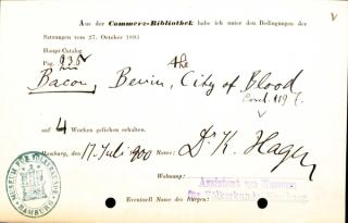 An archival document representing a Receipts of 1 page(s)