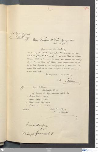 An archival document representing a Correspondence of 2 page(s)