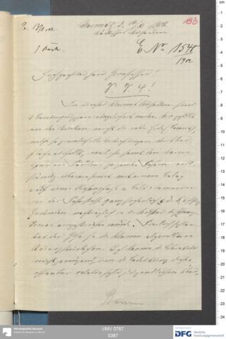 An archival document representing a Correspondence of 3 page(s)