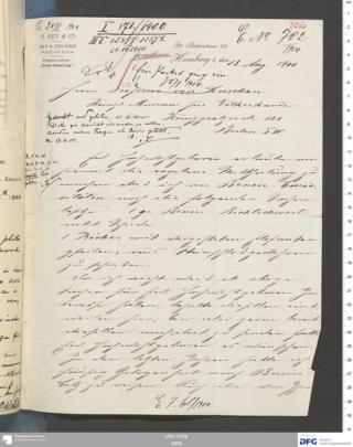An archival document representing a Correspondence of 2 page(s)