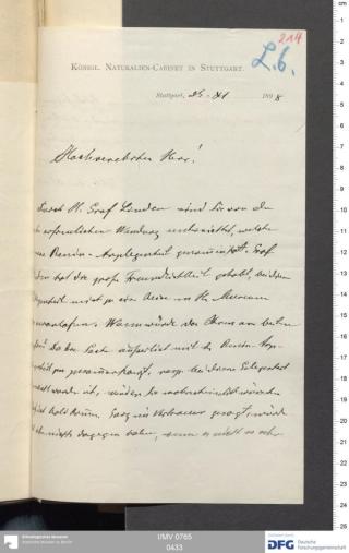 An archival document representing a Correspondence of 4 page(s)