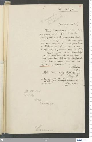 An archival document representing a Correspondence of 2 page(s)