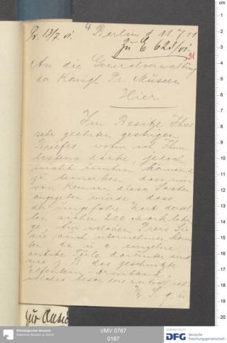 An archival document representing a Correspondence of 4 page(s)