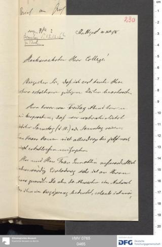 An archival document representing a Correspondence of 4 page(s)
