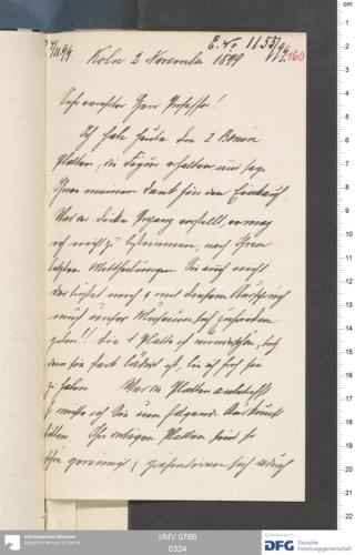 An archival document representing a Correspondence of 4 page(s)