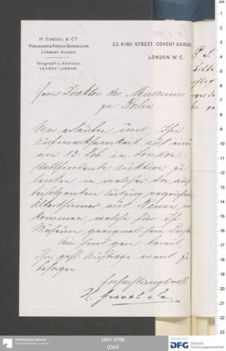 An archival document representing a Correspondence of 3 page(s)