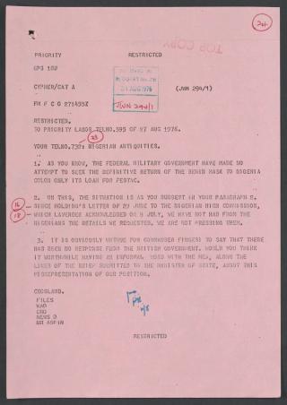 An archival document representing a Files  of 3 page(s)
