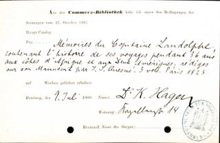 An archival document representing a Receipts of 1 page(s)
