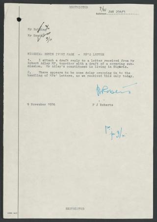 An archival document representing a Files  of 4 page(s)
