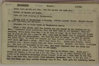 An archival document representing a Research notes of 5 page(s)