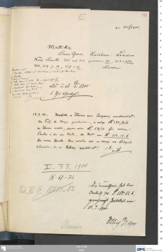 An archival document representing a Correspondence of 1 page(s)