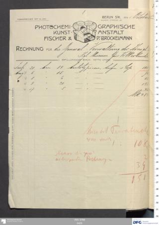 An archival document representing a Invoices of 1 page(s)