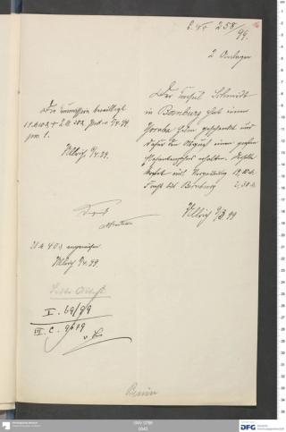 An archival document representing a Correspondence of 2 page(s)