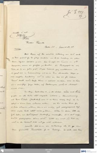 An archival document representing a Correspondence of 2 page(s)